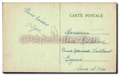 Contres (Loir-et-Cher) — O Castelo — Corbeau, café-restaurant — Verso
