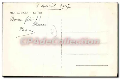 Mare (L.-et-Ch.) — La Tour — Héliogravure Macon — Verso