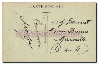Roanne — Kościół Świętego Etienne — Béguin S. Gérard (Allier) nr 42 — Rewers