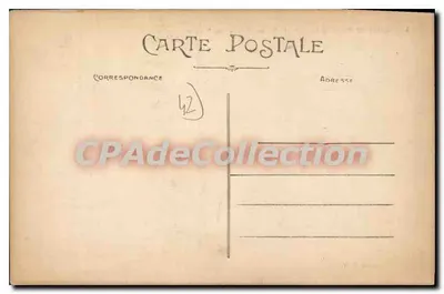 Saint-Étienne — Colline Ste-Barbe et Place du Peuple — éditeur N. NATIVET — Verso