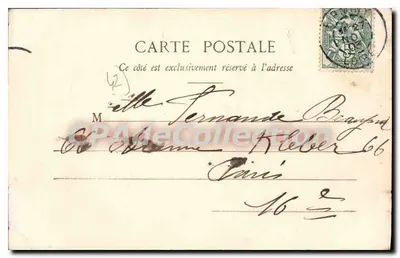 Le Pertuiset - La Roche maudite — Uitgave Nouvelles Galeries, Saint Étienne — Achterkant