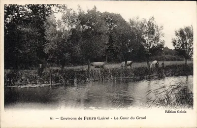Environs de Feurs (Loire) — Le Gour du Croel — Edição Golzio n°61