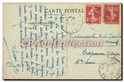 Pérreux — Ogólny widok — Wydawca: H. Saussure — Rewers