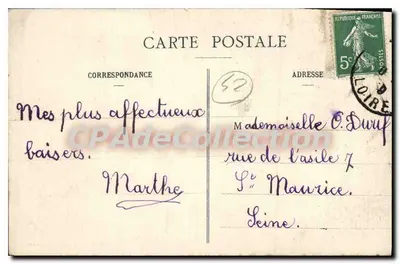 St-ÉTIENNE - Cours-Victor-Hugo — wydawca Pan Nowe Galerie, St-Épienne, n°10 — Rewers