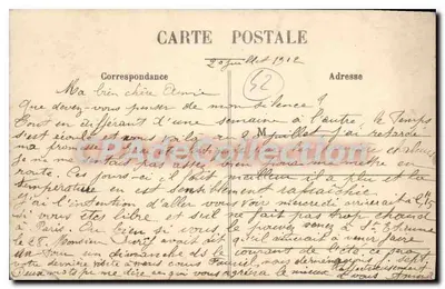 Saint-Étienne — Pomnik Jacquard — Wydawca: Nouvelles Galeries, Saint-Étienne — Rewers