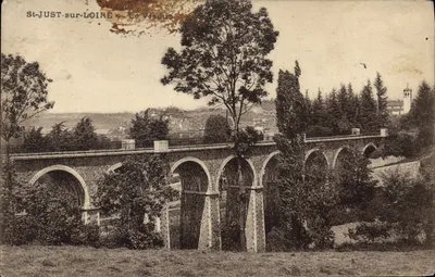 St-JUST-sur-LOIRE — O Viaduto — Édit. Comba