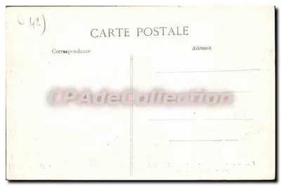 De Ruïnes van het Kasteel — Rochetaillée-sur-Loire — Uitgever F.P.D. — Achterkant