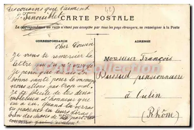 Roanne — Igreja Nossa Senhora das Vitórias — Editor não identificado, número de série não visível — Verso