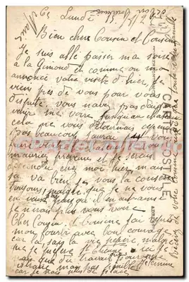 La Gimond (Loire) — Vista Geral — Editor Vve Thivillier — Verso