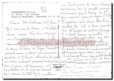 Etang de Montaubry — widok z lotu ptaka — Cimy — Rewers
