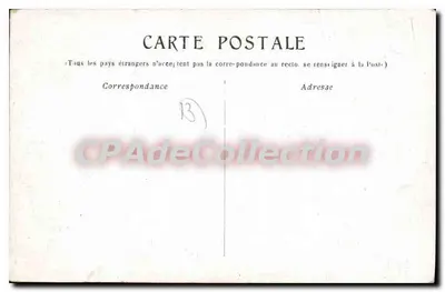 Marseille — La Caisse d'Épargne — éditeur non visible — Verso