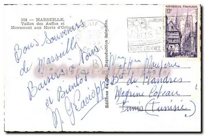 Vallon des Morts d'Orient — Marseille — Éditions du Globe — Verso
