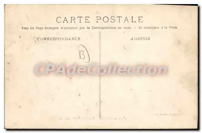 Marseille - La Cannebière gezien vanaf de Cours — Fototipie E. Lacour Marseille, n°1809 — Achterkant