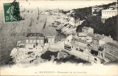 Marseille – Promenade de la Corniche — éditeur inconnu, n° 31