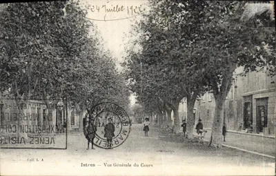 Istres — Vista Geral do Cours — Exposição Colonial de Marselha