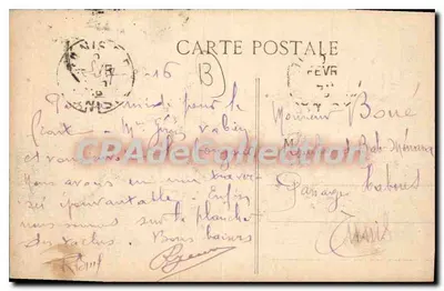 Marselha - Cours Belsunce — trem n°632 — E L. — Verso