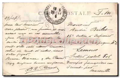 Marseille - Cours du Chapitre i Reformowane — Wydawca Darbon, nr 268 — Rewers