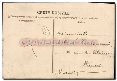 Marselha — Exposição Colonial 1906 — Palácio do Mar Oceano Gráfico — Verso