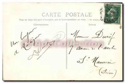 Martigues - La Cattedrale — editore sconosciuto, n° 2847 — Verso
