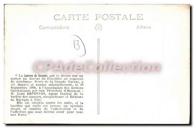 Les Pennes-Mirabeau — La Lanterne du Souvenir — Edizione Koullak — Verso