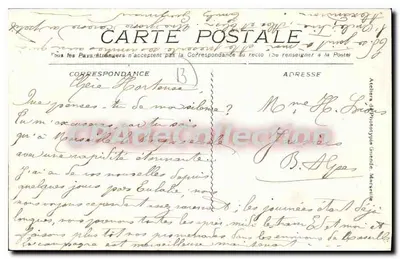 MARSEILLE - A Fontaine Estrangin — n°99 — editor não identificado — Verso