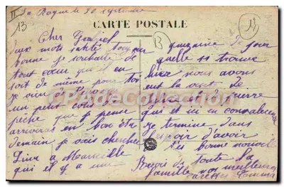 La Roque d'Anthéron — Lembrete — Coleção L. A. — Verso