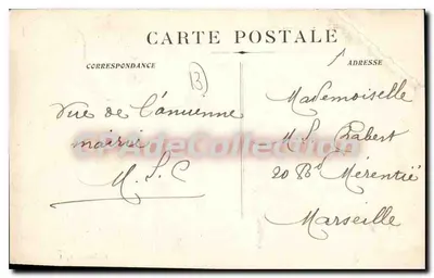 Lambesc - Antiga Prefeitura — Coleção L. A. — Verso