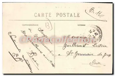 Châteaurenard-de-Provence — As Torres do Velho Castelo — Gallois & Cie — Verso