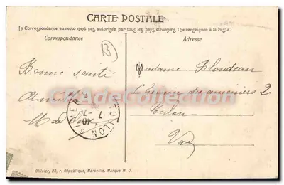 Torre da Annam — Exposição Colonial 1906 — Marselha — Verso