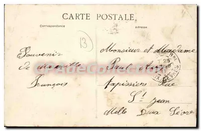 Hôtel des Postes et Télégraphes — Marsylia — L. M. — Rewers