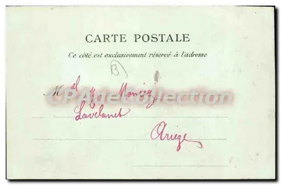 Marseille - O Cours Belsunce — trem n°201 e promenade — L.P. 24 — Verso