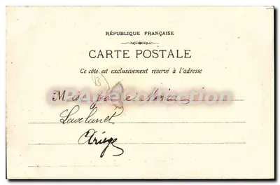 Marseille - Cung điện Longchamp — cảnh quan vườn và đài phun nước — Phototype E. Lagour — Mặt sau