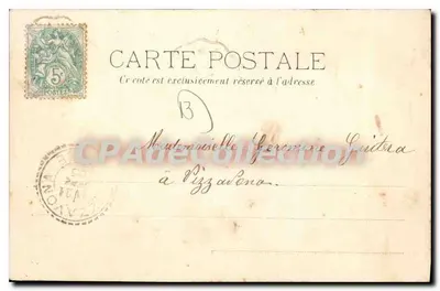 Marseille — La Cannebière — E. A. 8, R. Jeune-Anacharsis — Rewers