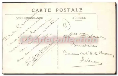 Kobieta w stroju narodowym prowanskim — Édition TOUREL, Aries — Rewers