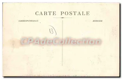 Marseille - A Praia vista do lado esquerdo — Edição das Novas Galerias, n° 54 — Verso