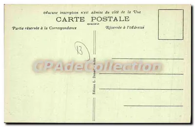 Ambiente de Montmajour - CASTELET, do qual A. Daudet falou na Arlésienne — Verso