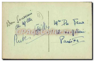 Exposição Colonial de Marselha 1922 — Palácio de Madagascar — L. Richard, Arquiteto — Verso