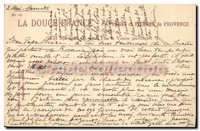 O porto da Doce França — Paisagens e Pedras da Provença — editor Yvon, n°29 — Verso