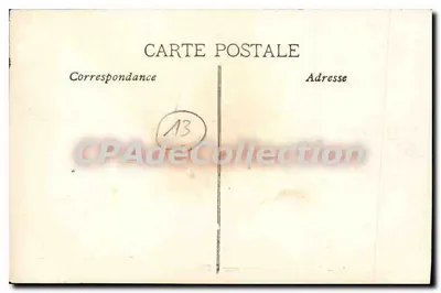 Marseille — Partida de um correio para a Argélia — Edition des Nouvelles Galères, n°61 — Verso