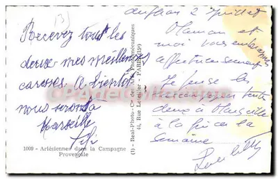 Arlésiennes w Krajach — Prowansja — Real-Photo-Cie des Arts Photomécaniques, Paryż — Rewers