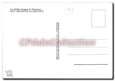 Bergeria na Provença — Éditions de Provence G.A.L. — n°13 — Verso