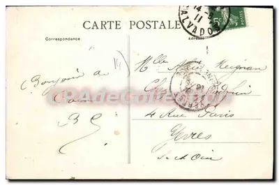 Vista general de CAEN, tomada desde el Liceo — n° 53 — editor desconocido — Reverso