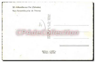 Asnelles-sur-Mer (Calvados) — Ogólny widok z Fresnay — Wydawnictwo GABY — Rewers