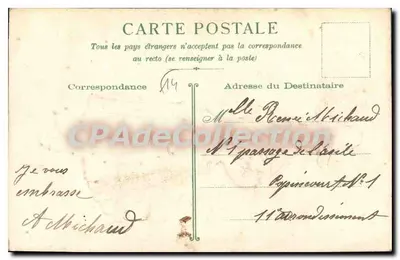 Normande — Người phụ nữ mặc trang phục truyền thống — HM 4 — Mặt sau