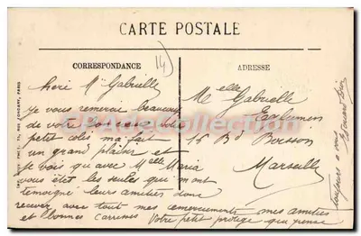 Caen — Rue Froide et Crouche de Saint-Sauveur — Wydawnictwo Nowych Map — Rewers