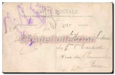 Ste-MARGUERITE-de-VIETTE (Calvados) — A Prefeitura e a Escola — Fillian, fot.-edit. Listeaux — Verso