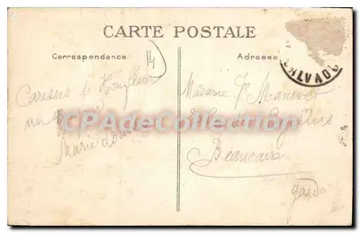 Honfleur. O Porto, vista tirada da Maire — G.F., Le Havre, n°52 — Verso