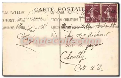 Deauville — The Flowered Beach — The Casino — G. F., Le Havre — Back