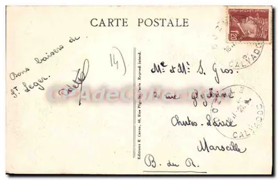 Dozulé (Calvados) — Widok na kalwarię — Éditions & Caron, Paryż — Rewers