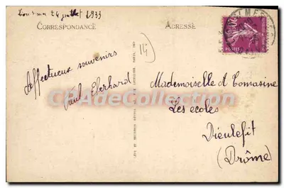 LION-sur-MER - De Kliffen van Luc - LL — Achterkant